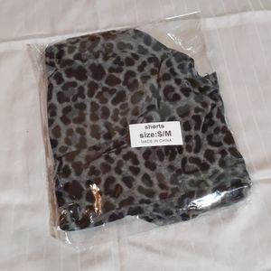 Leopard Harem Shorts